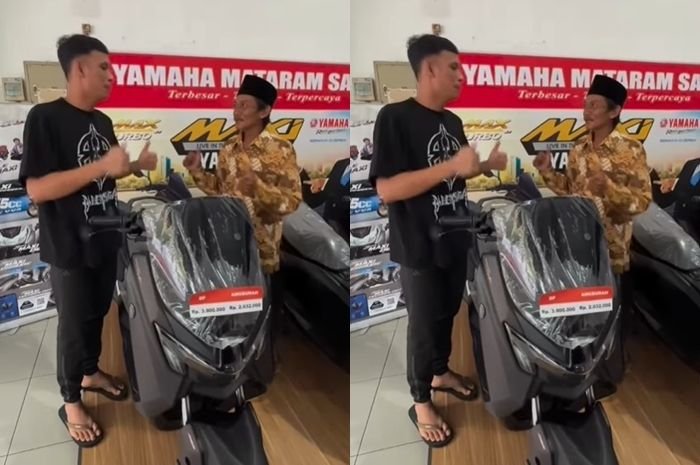 Video Sunhaji Penjual Es Teh Viral Karena Gus Miftah Dapat Motor Baru Yamaha NMAX Turbo